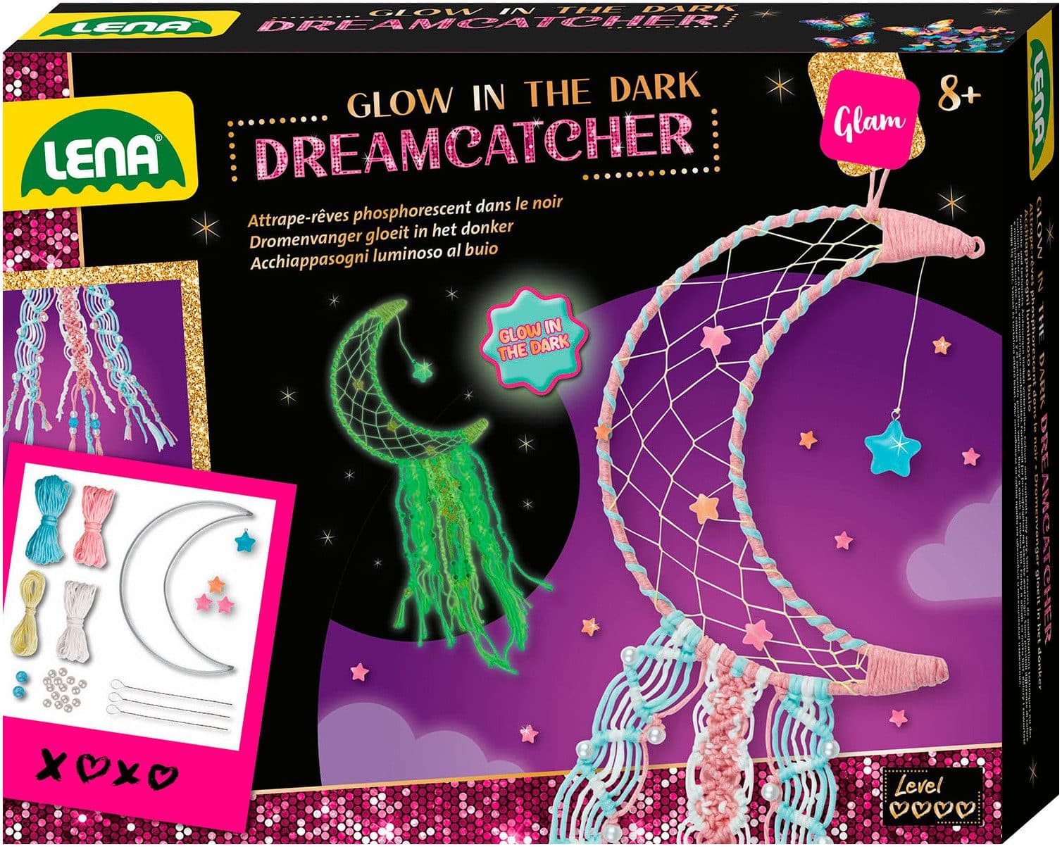 LENA® Kreativset Dreamcatcher Glow in the dark