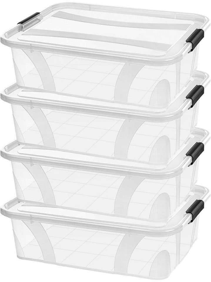 Siena Home Aufbewahrungsbox Anzio Set 4 St Kunststoff Recyclebar