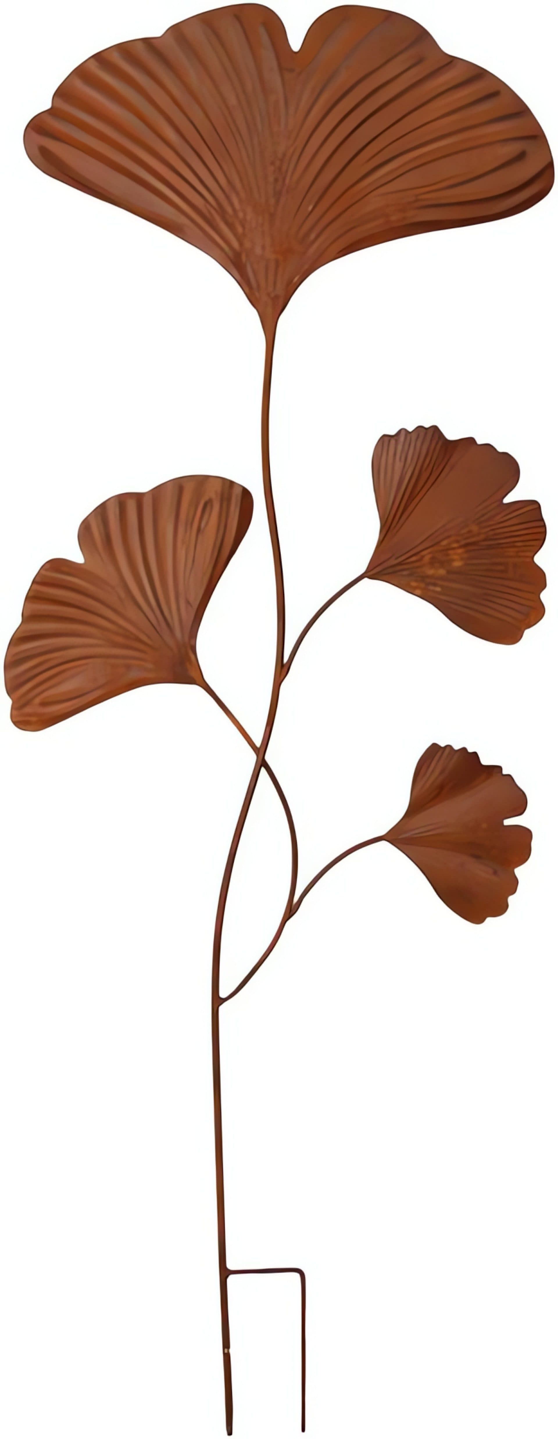 Garden Pleasure Gartenstecker GINKGO Eisen mit Erdspieß
