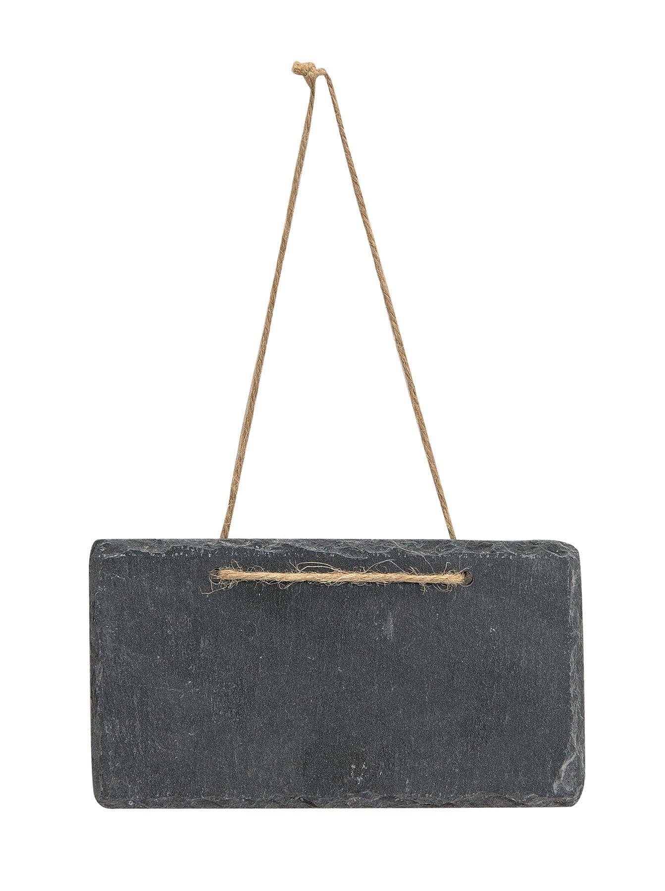 Levandeo® Memoboard Schiefertafel 17x9cm Kreidetafel Schieferplatte Tafel Memotafel