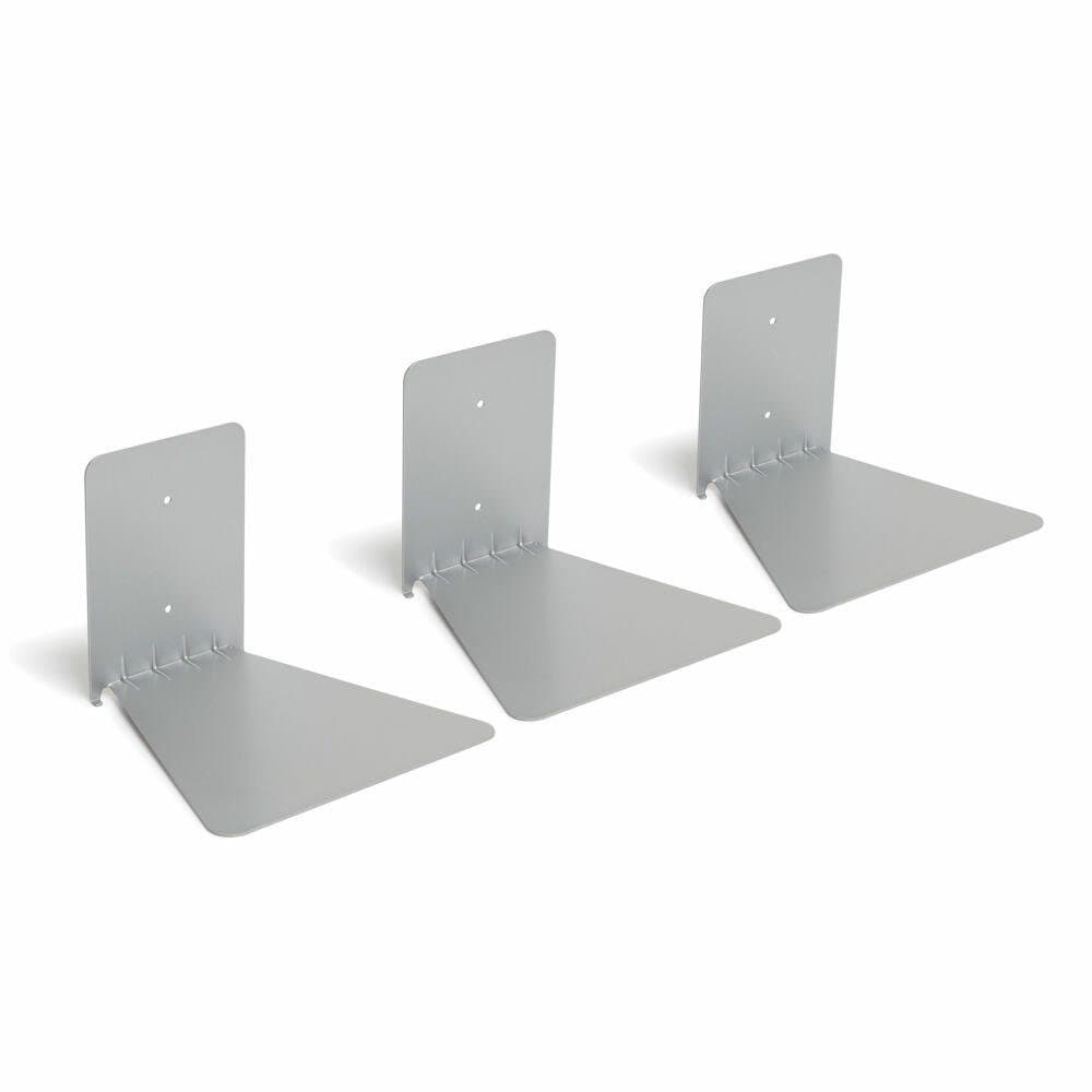 Umbra Wandregal Conceal Groß 3er Set Silber Metall
