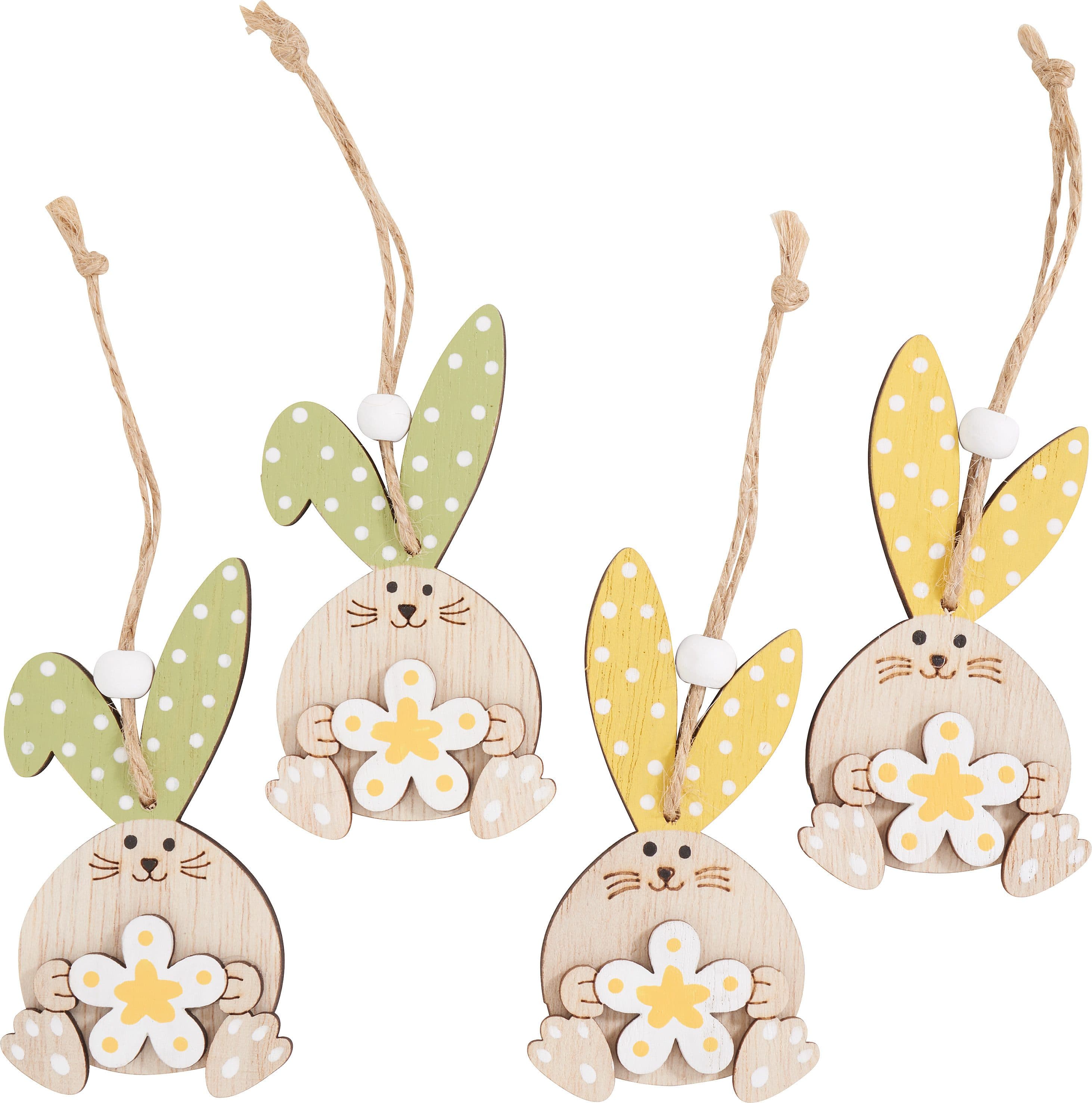 VBS Baumbehang Anhänger Hase Momo 4er-Set