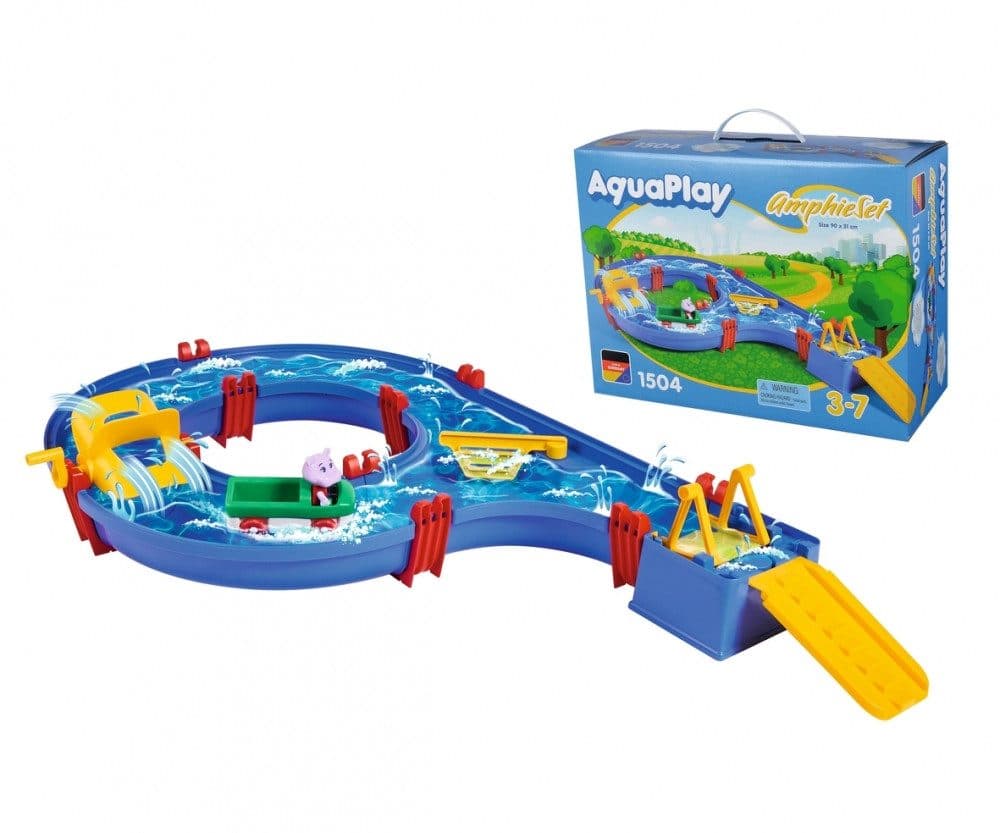 Aquaplay Wasserspieltisch Amphie-Set mit Fahrzeug und Spielfigur