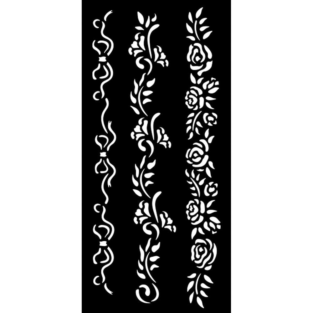 Stamperia Malschablone Timeless - 3 Borders