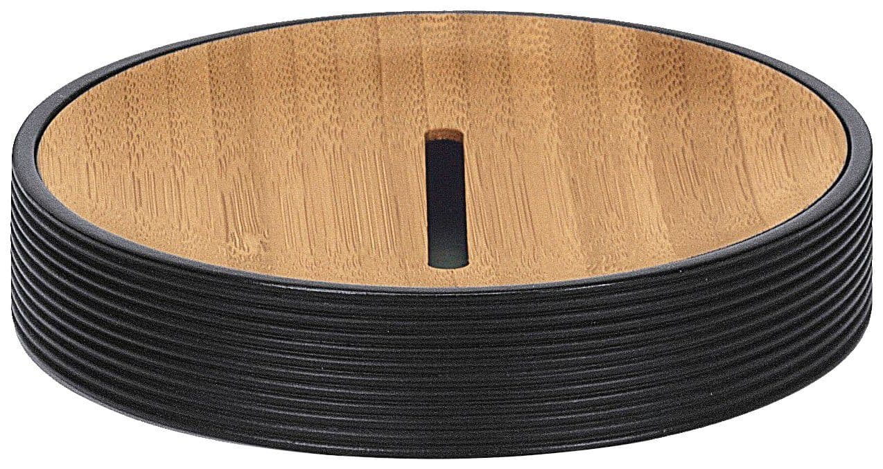 Kleine Wolke Seifenschale Kyoto Bambus Non-Color Beige Schwarz