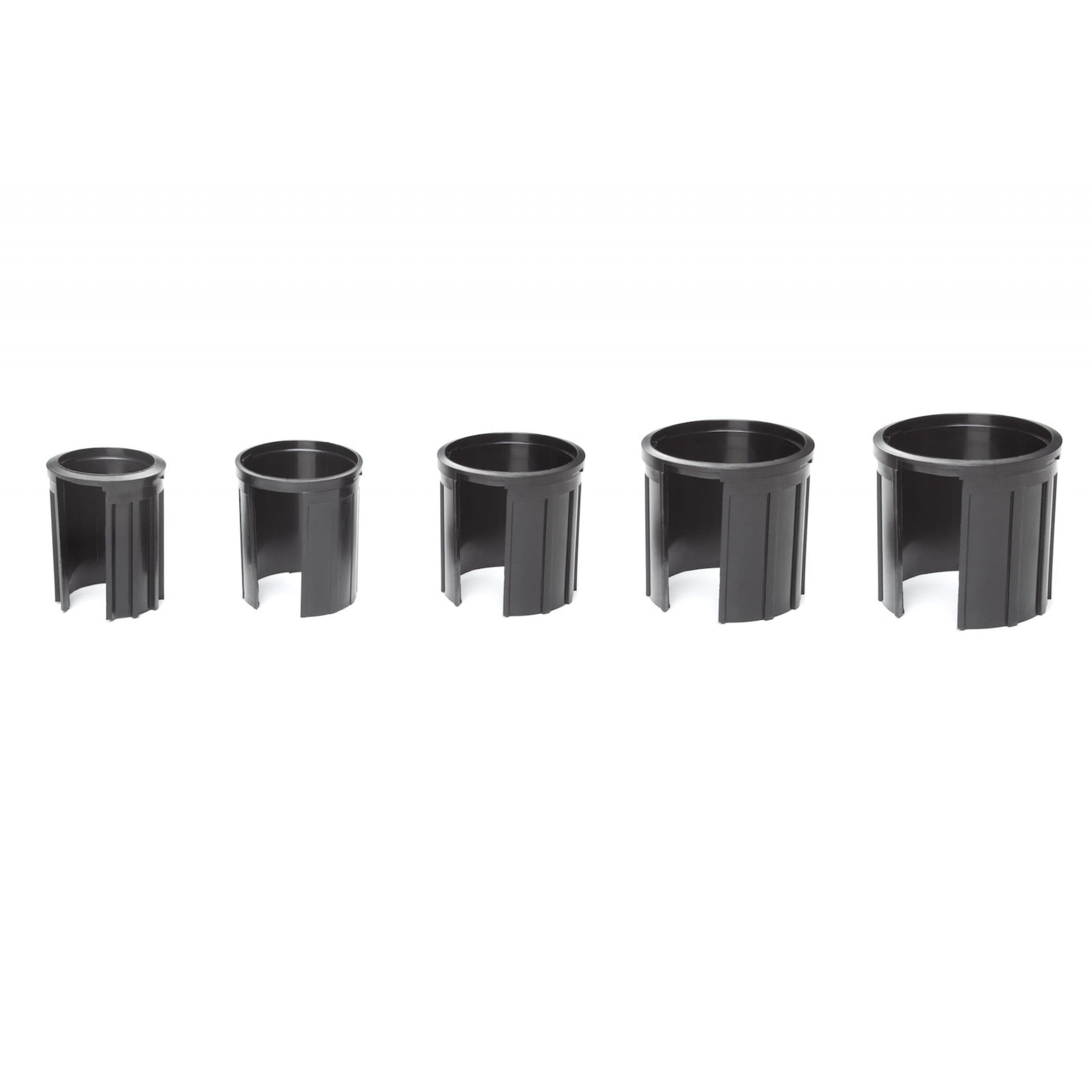 doppler® Reduzierringe Set 5-tlg. für Schirmstock Adapter Schwarz