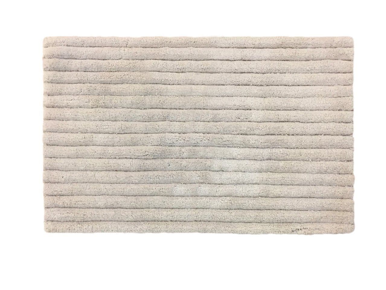 Trend Line Badteppich Beige 100% Baumwolle 80 x 50 cm
