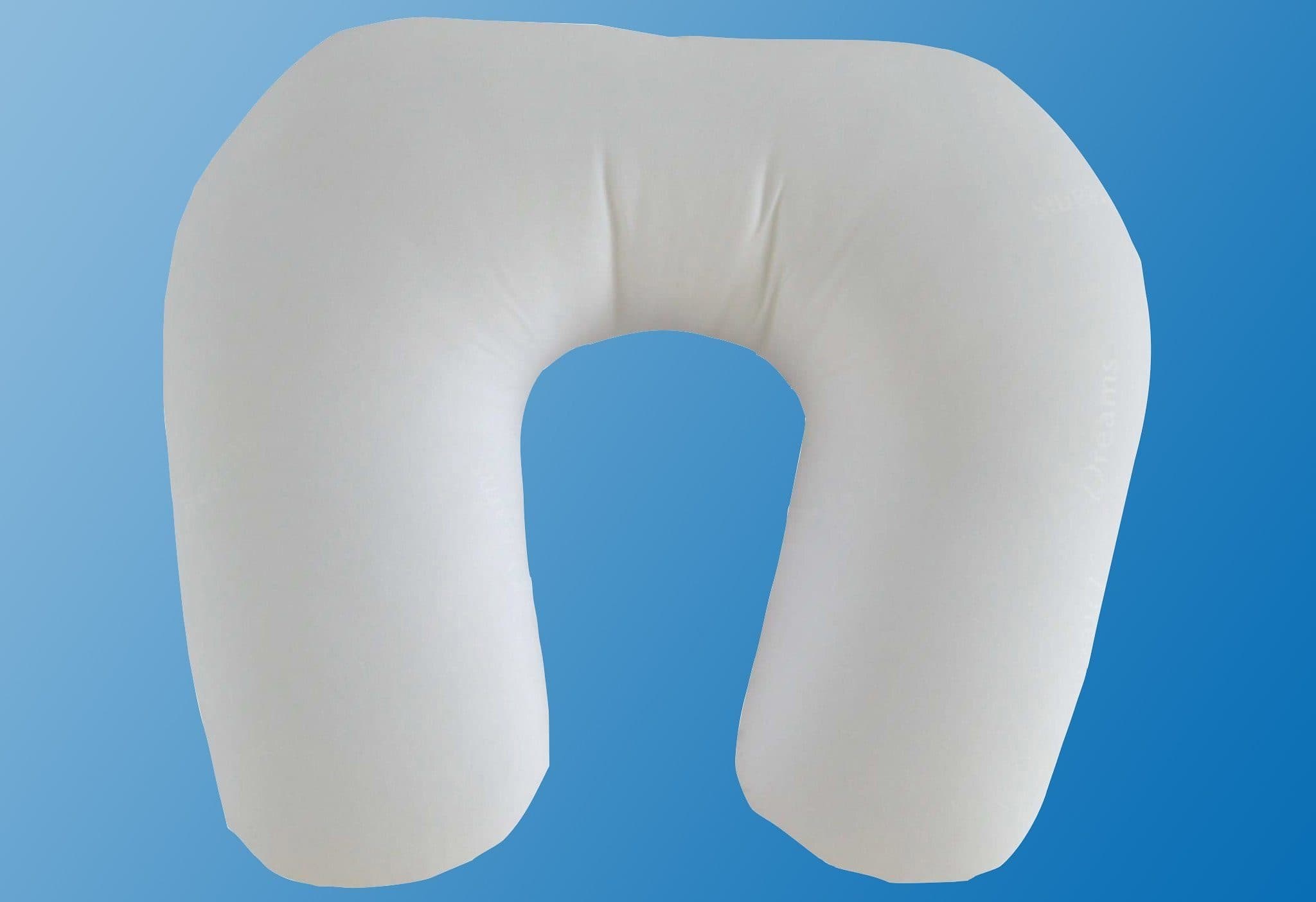 DREAMS Nackenhörnchen Superflausch Weiß Funktionskissen