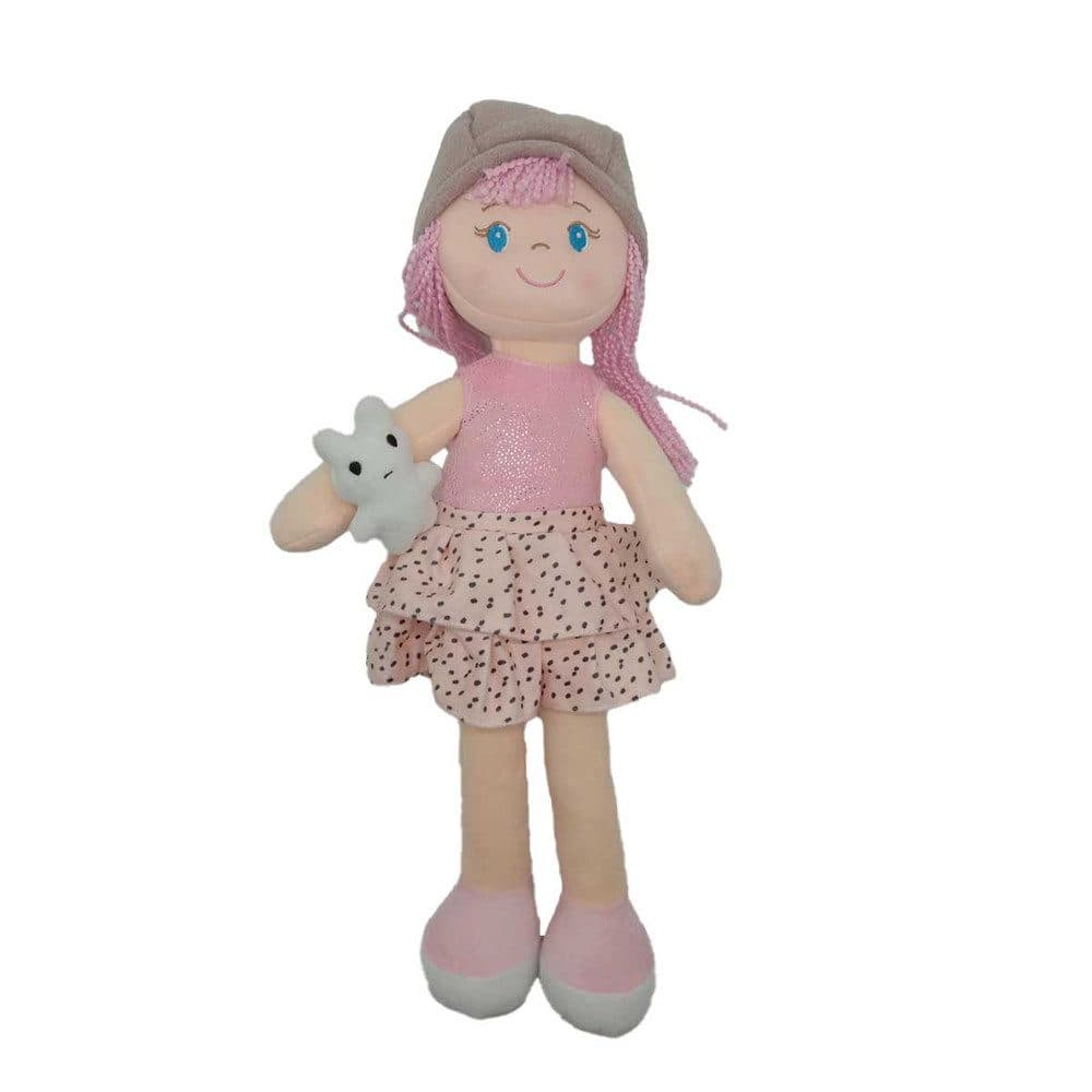Besttoy Babypuppe Maggy mit Katze und Mütze