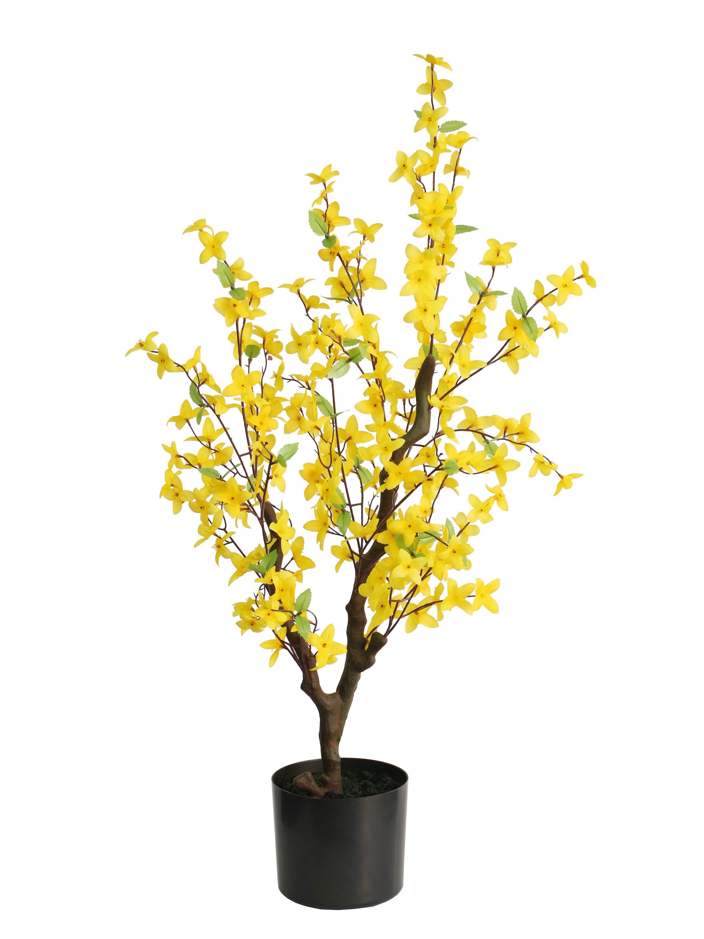 Kunstpflanze Forsythienbaum 95cm Seidenblumen Roß