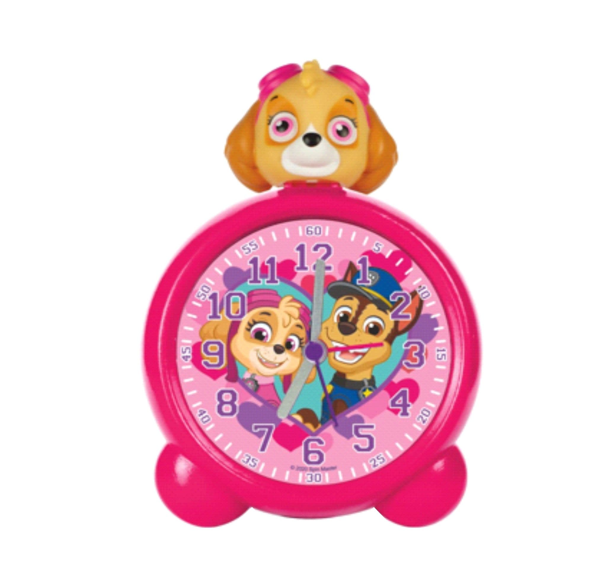 Miraval Quarzwecker Analoger Kinder-Wecker Paw Patrol Rosa