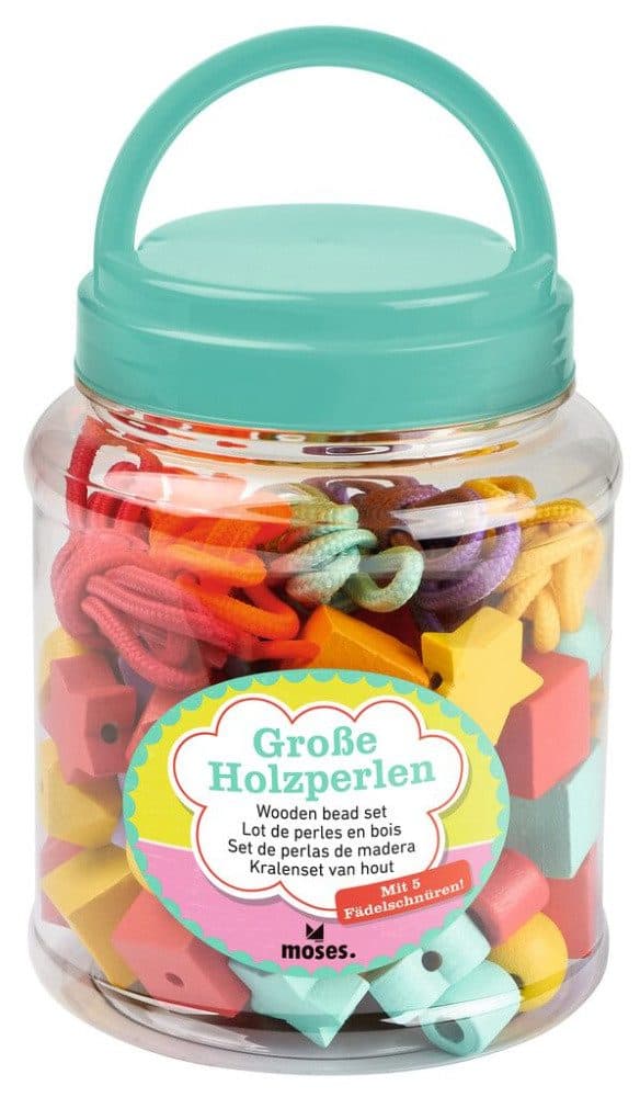Moses. Verlag Bastelperlen Set 75 Holzperlen