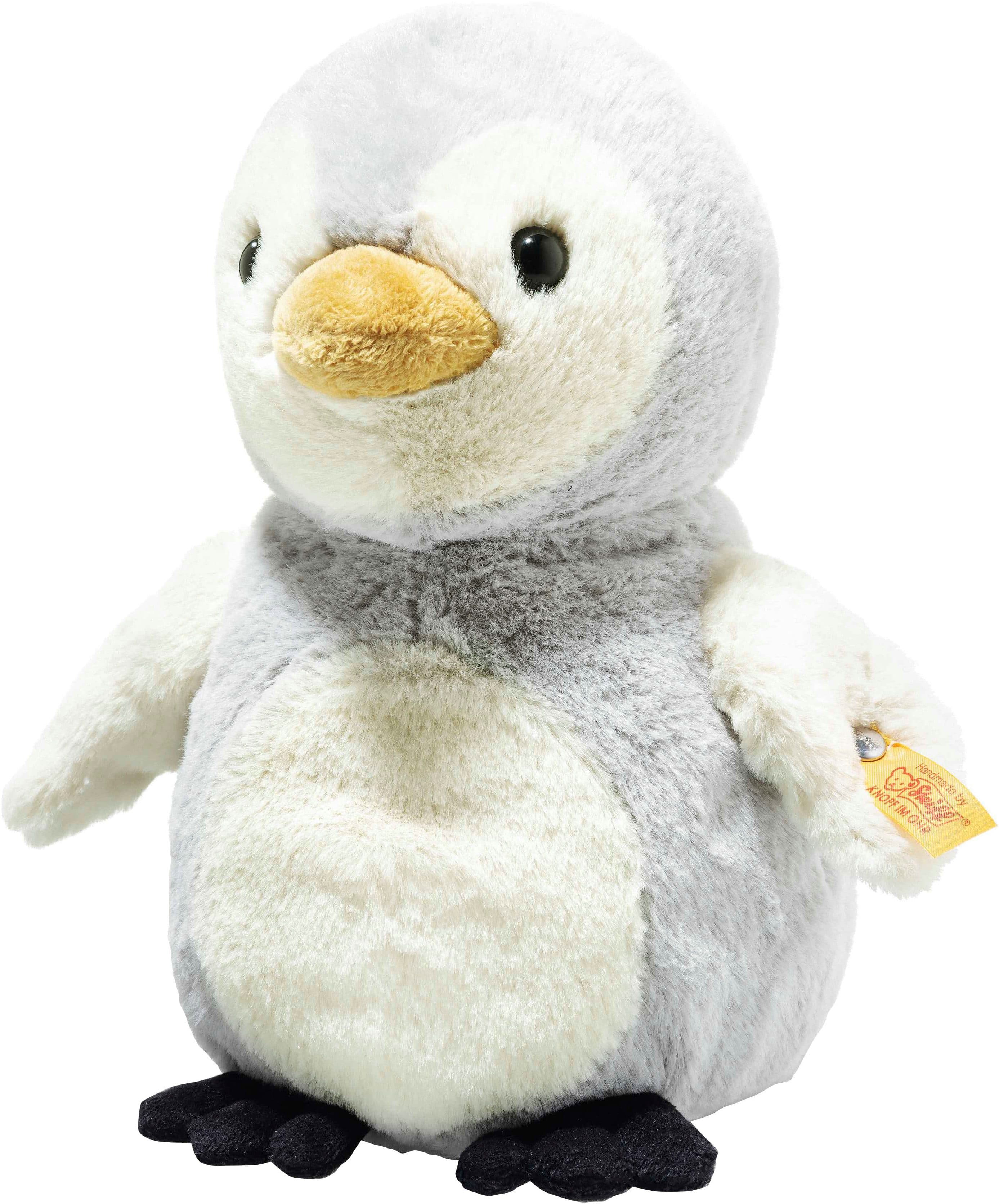 Steiff Kuscheltier Lio Pinguin stehend Weiß-Hellgrau