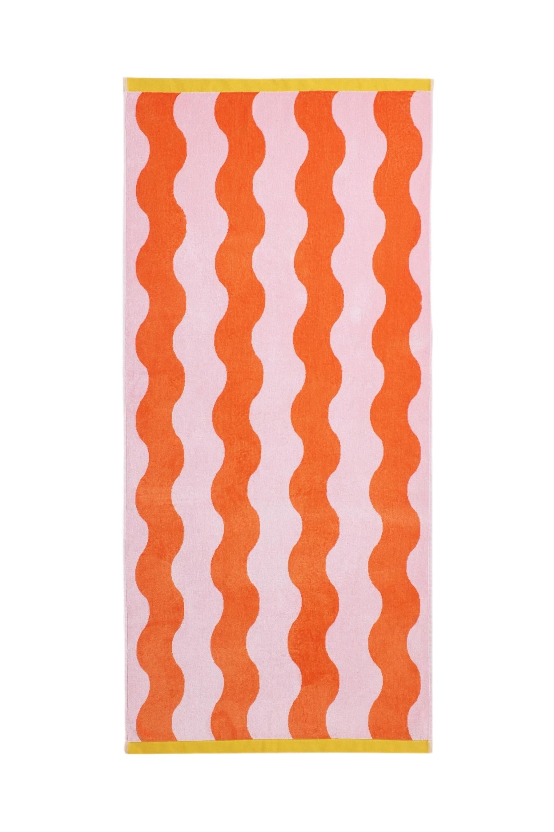 Next Strandtuch Strandhandtuch Rosa Baumwolle