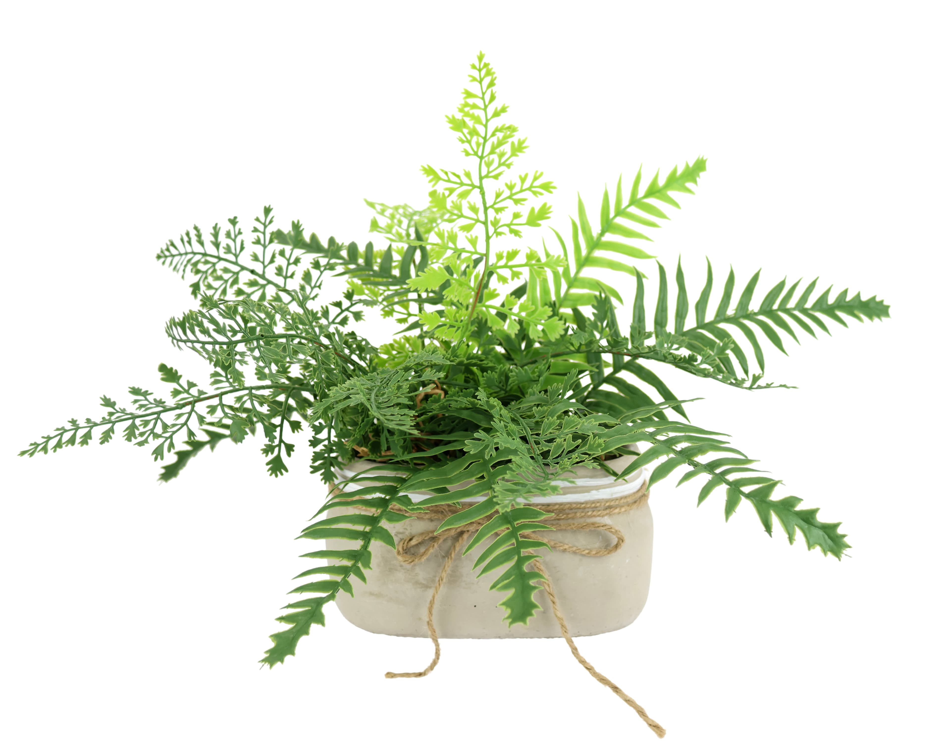 Kunstpflanze Farnbusch I.GE.A. Grün 23 cm