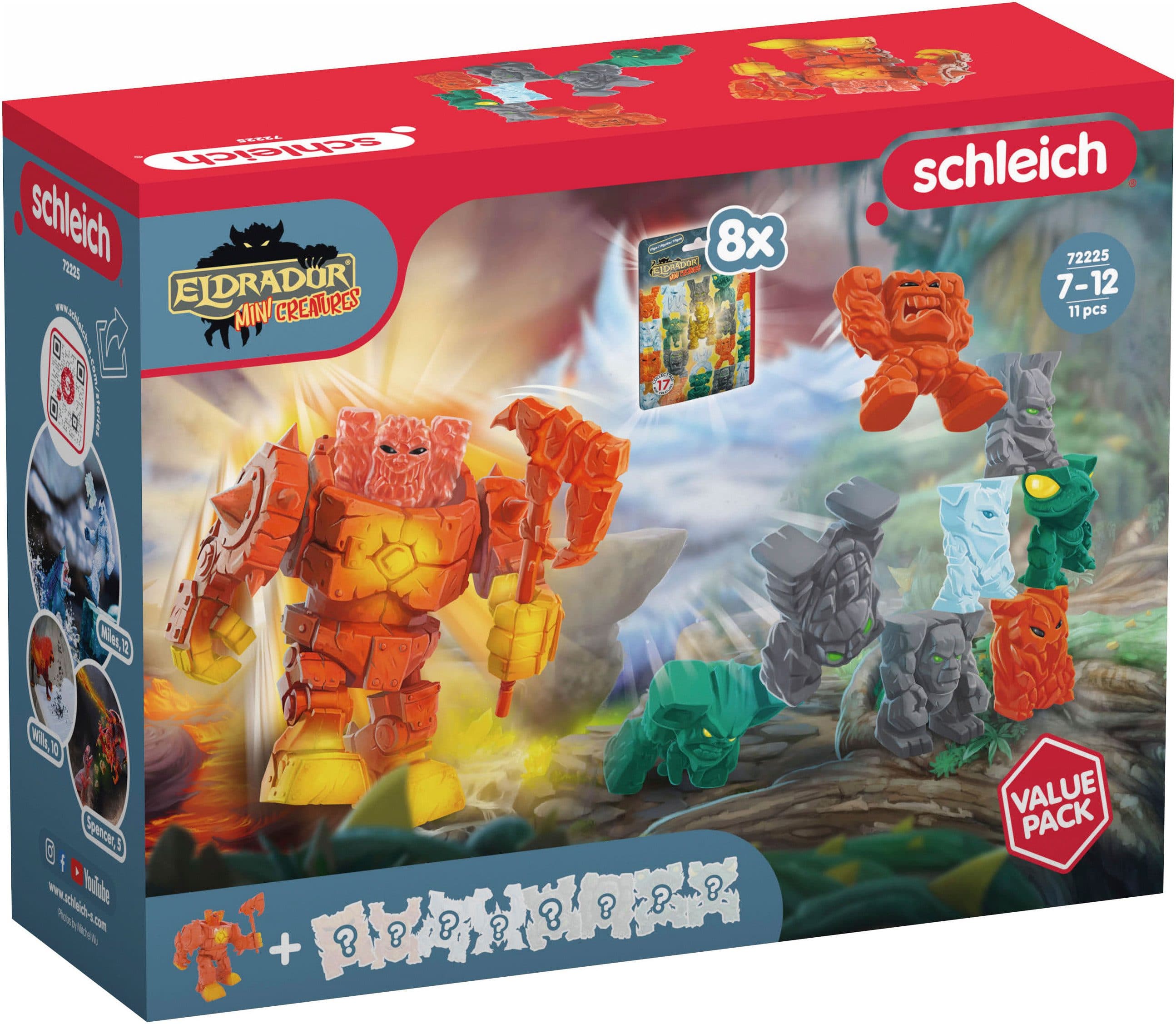 Schleich® Lava-Roboter ELDRADOR® CREATURES 11-tlg. Value Pack