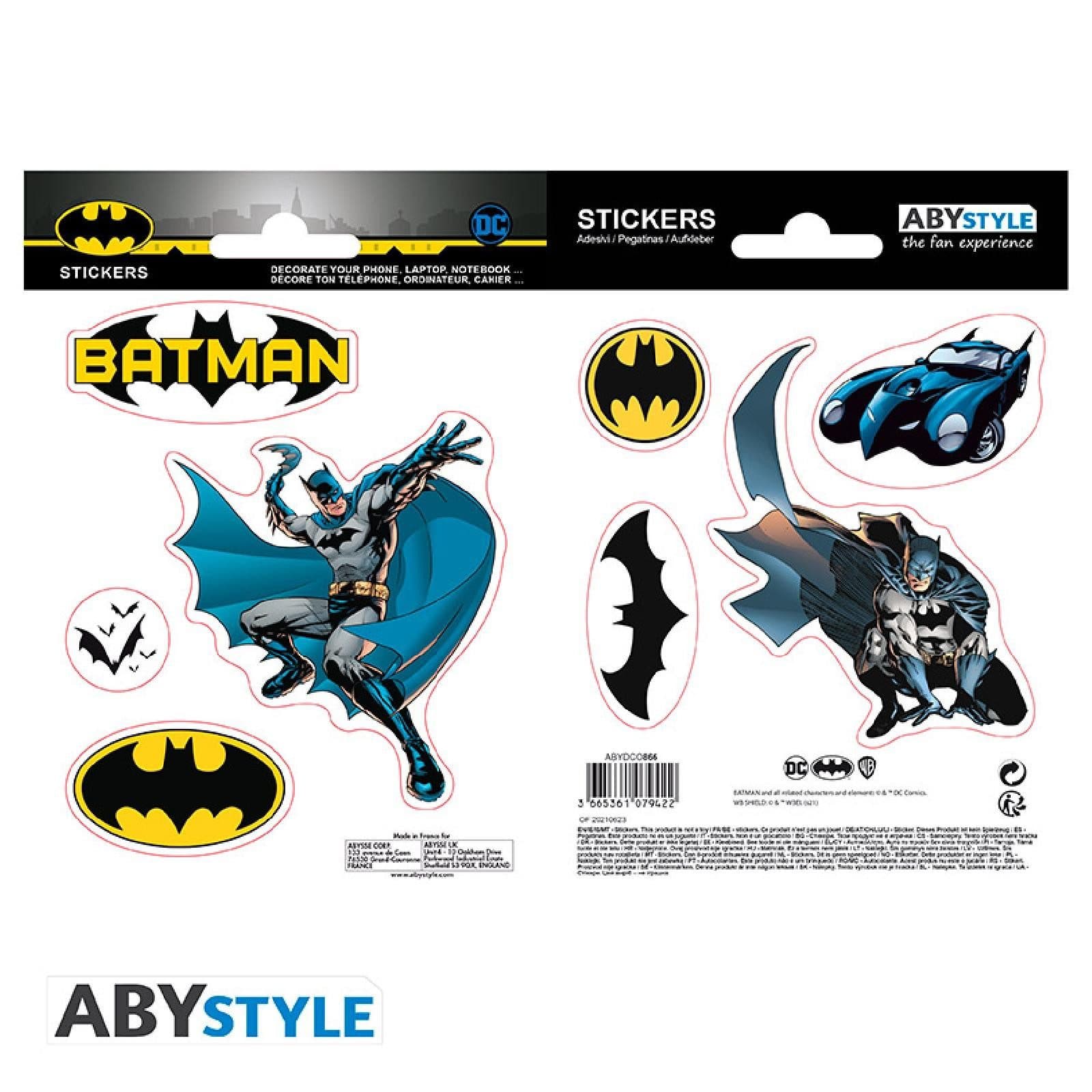 ABYstyle DC Comics Sticker Batman Logo 2 Bögen