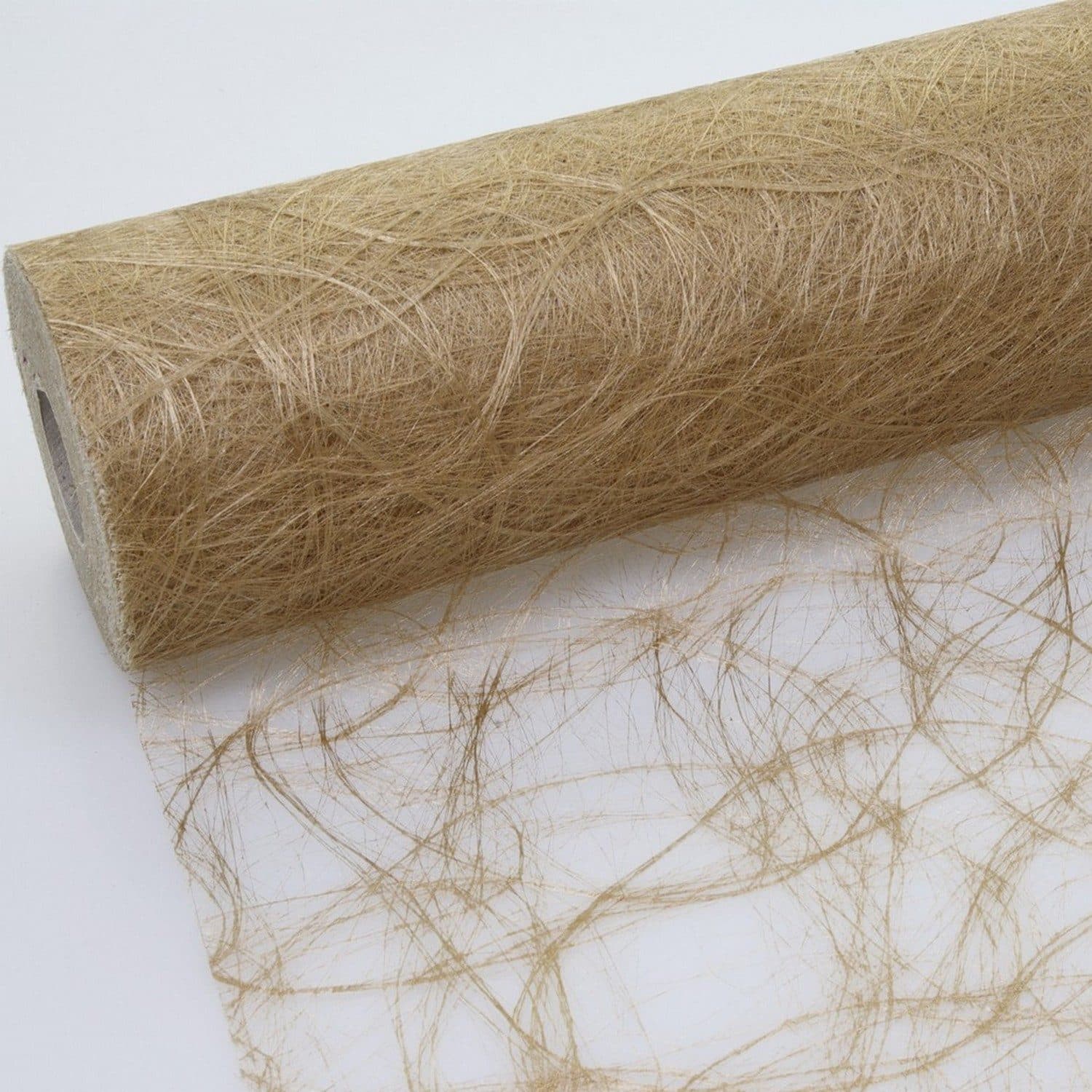 Deko AS Tischläufer Sizoweb Dunkelgold 30 cm x 5 m