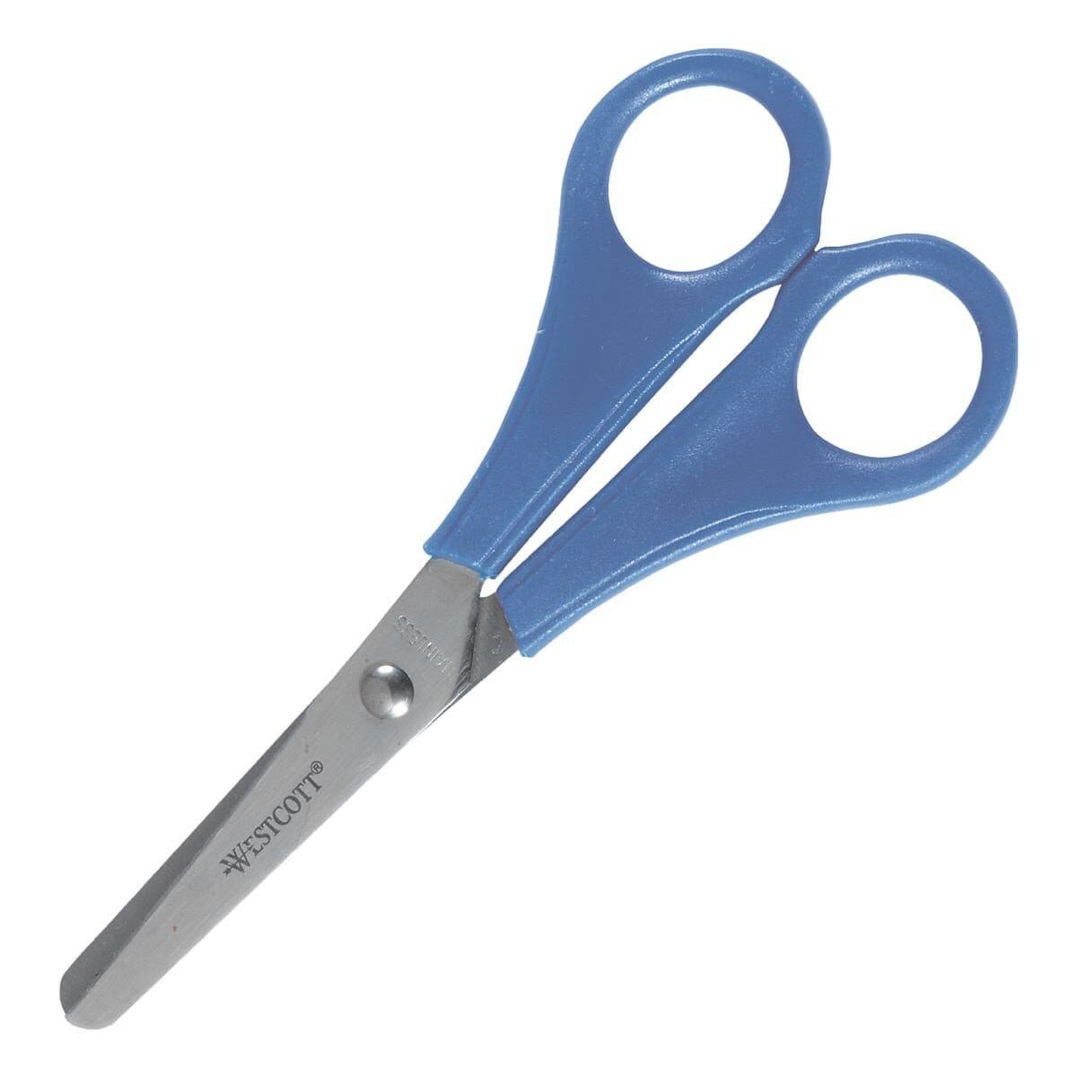 WESTCOTT Papierscheren Kids Bastelschere 13 cm Blau