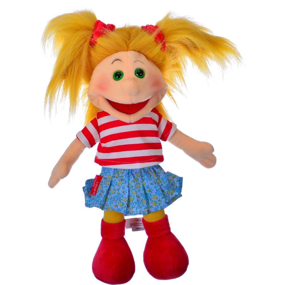 Living Puppets Handpuppe Gisell 35 cm Stoff Puppe Bunt