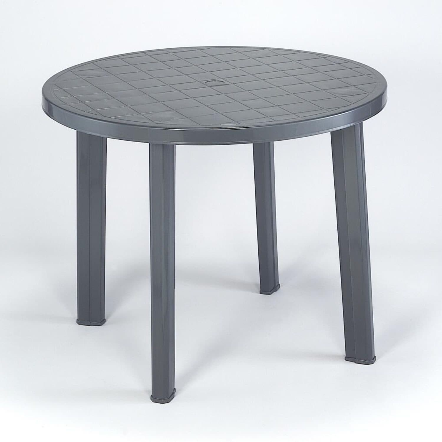 Ipae-Progarden Gartentisch Tondo 90cm Anthrazit Kunststoff