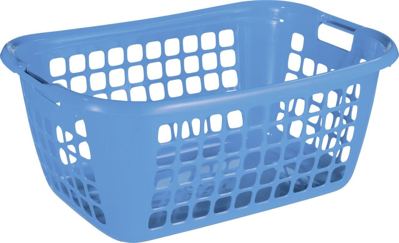 Sunware Wäschekorb Basic 79L Blau Kunststoff