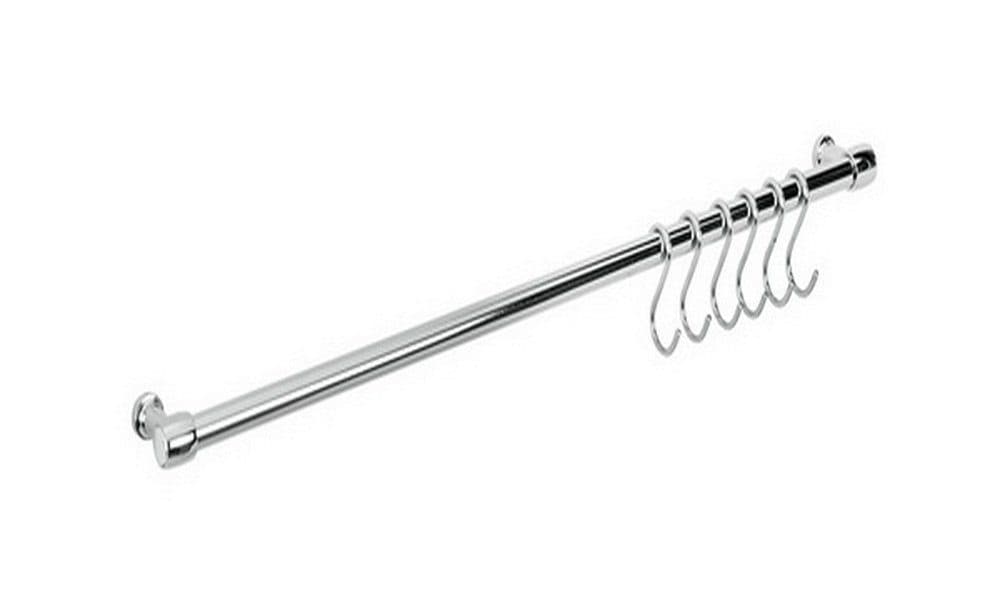 Metaltex Küchenorganizer Hakenleiste 6 Haken Verchromt
