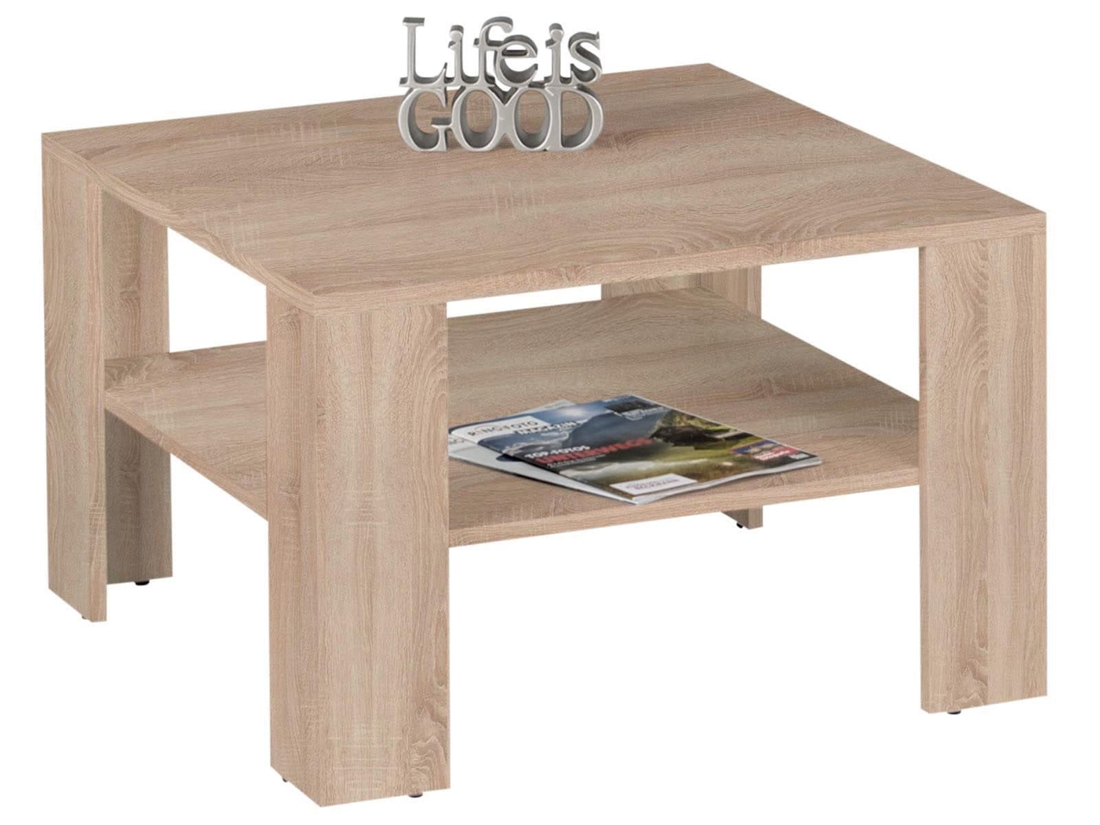 möbelando Couchtisch Randy I - Sonoma-Eiche Nachbildung