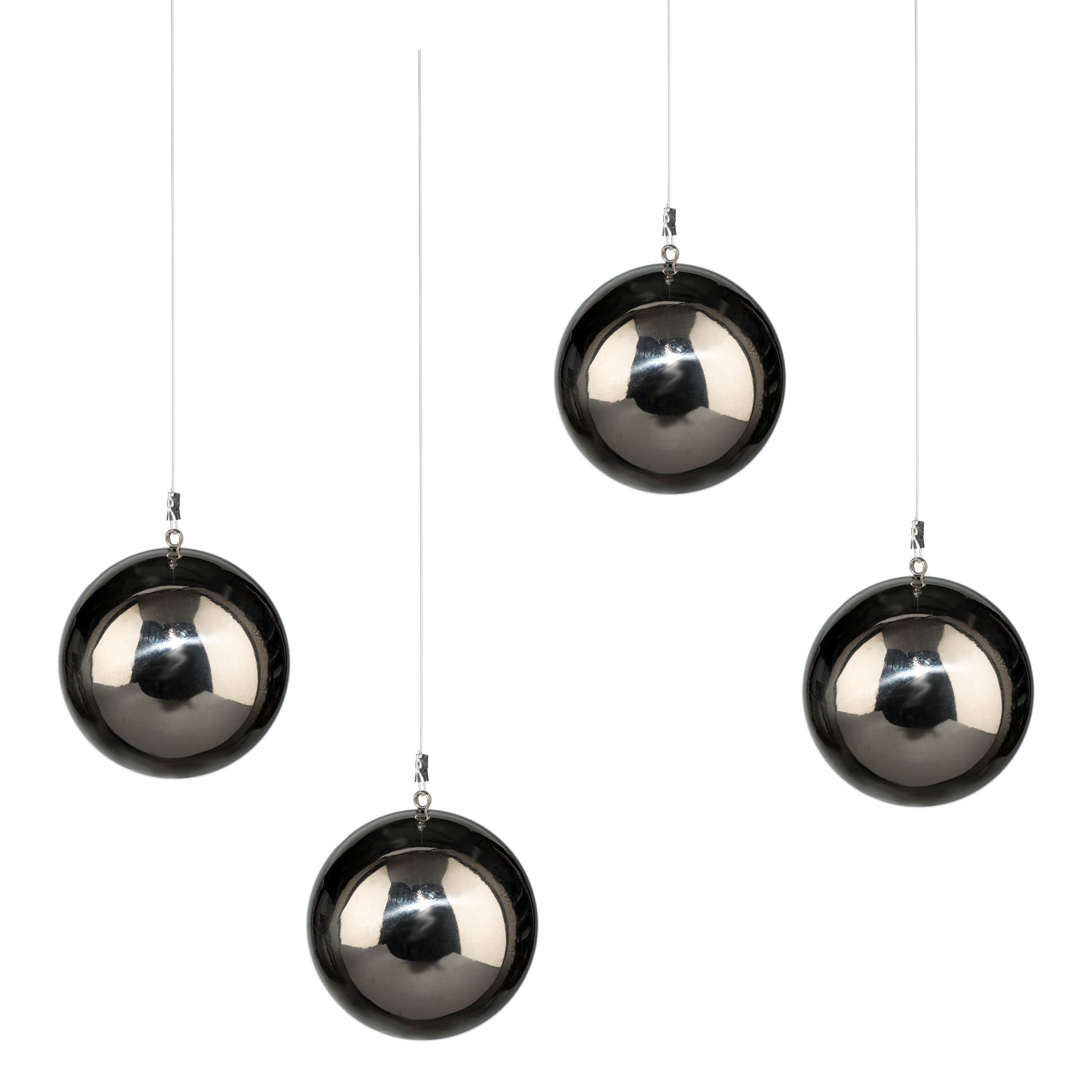 Creativ home Dekohänger Edelstahlkugel zum Hängen (4 St), mit Aufhängung