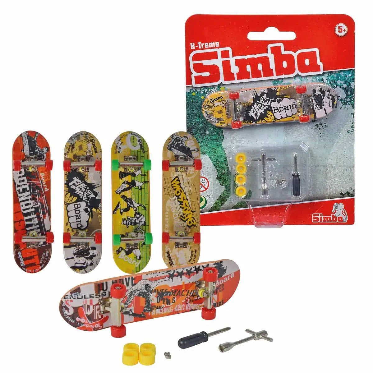 SIMBA Finger Skateboard 6-fach sortiert