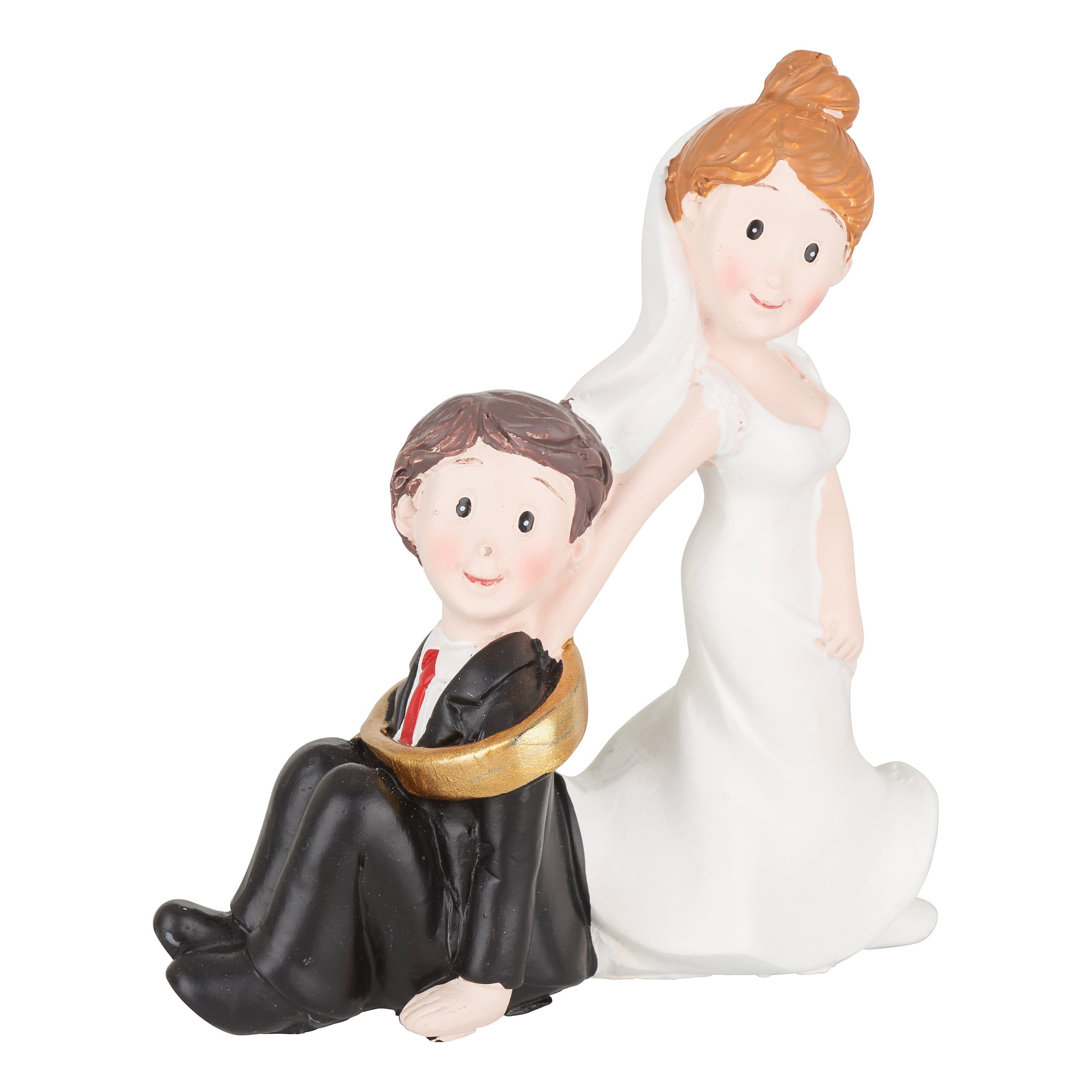 HobbyFun Dekofigur Hochzeitspaar mit Ring