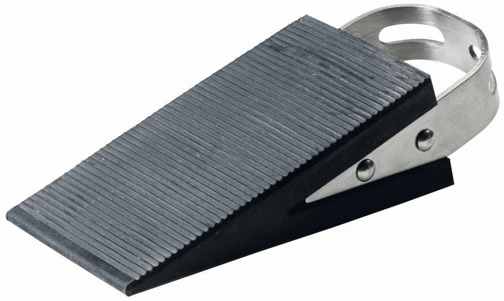 Hettich Türstopper Schwarz mit Edelstahl-Griff