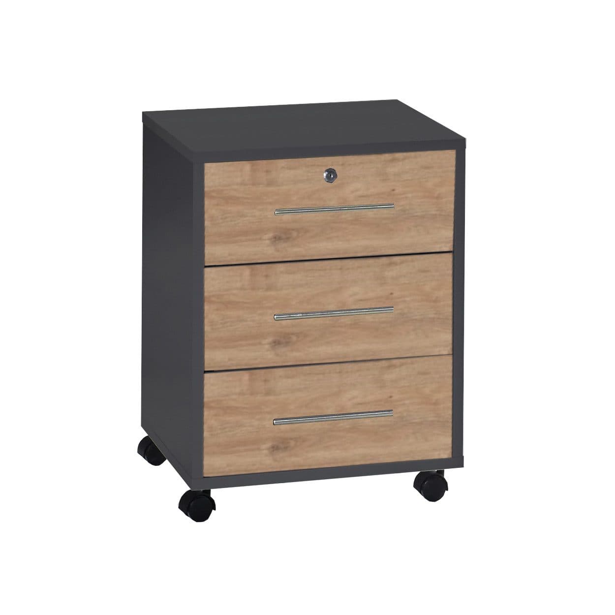 BMG Möbel Rollcontainer Office Edition Abschließbar auf Rollen