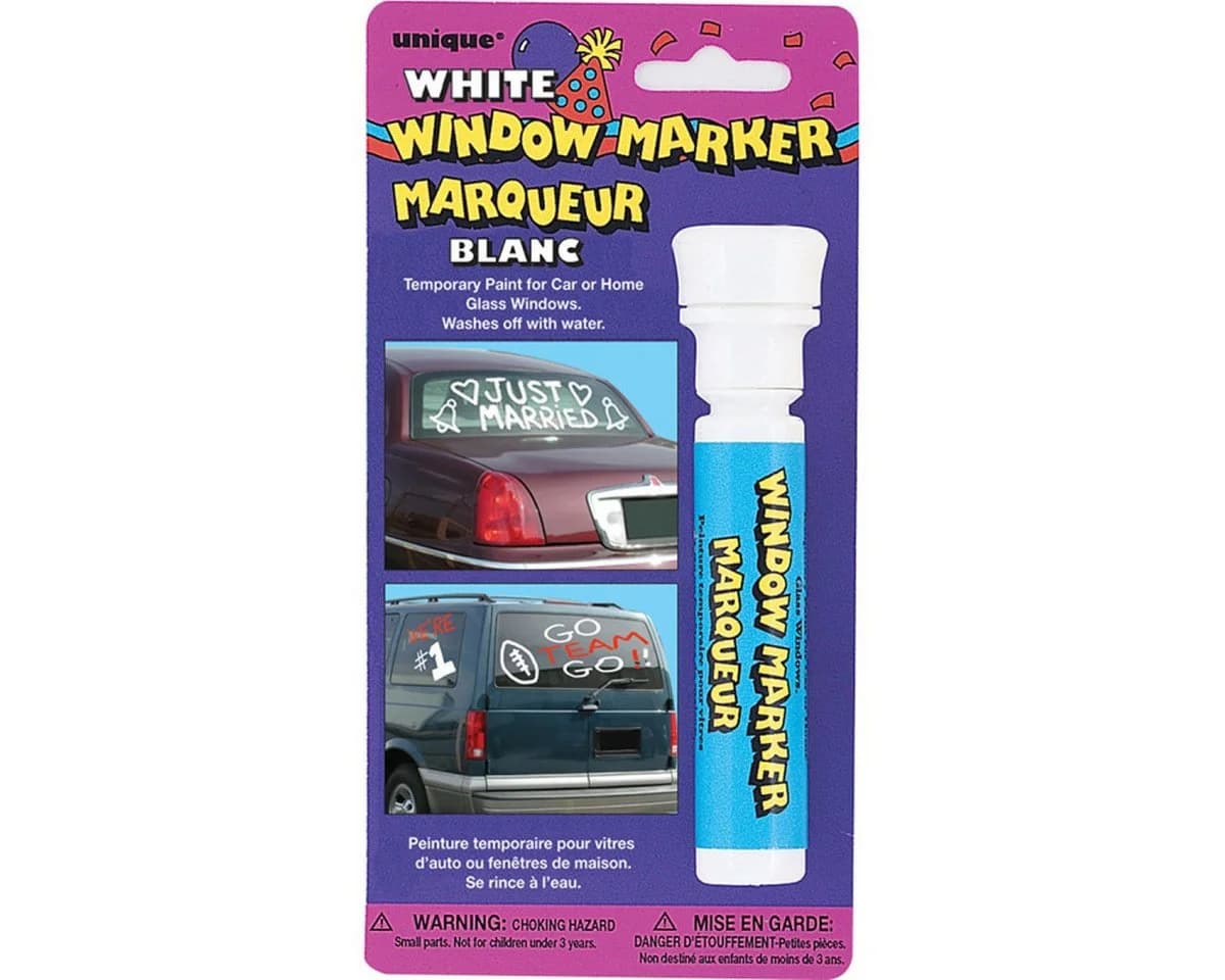 Widmann Window Marker 24ml Weiß für Dekoration & Party