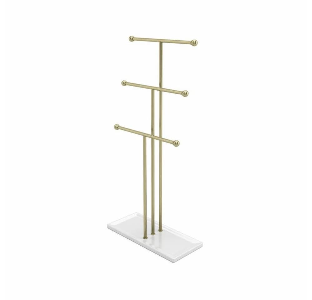 Umbra Schmuckbaum Trigem Weiß Messing