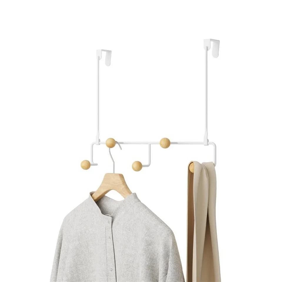 Umbra Türgarderobe Estique, 5 Haken, Weiß
