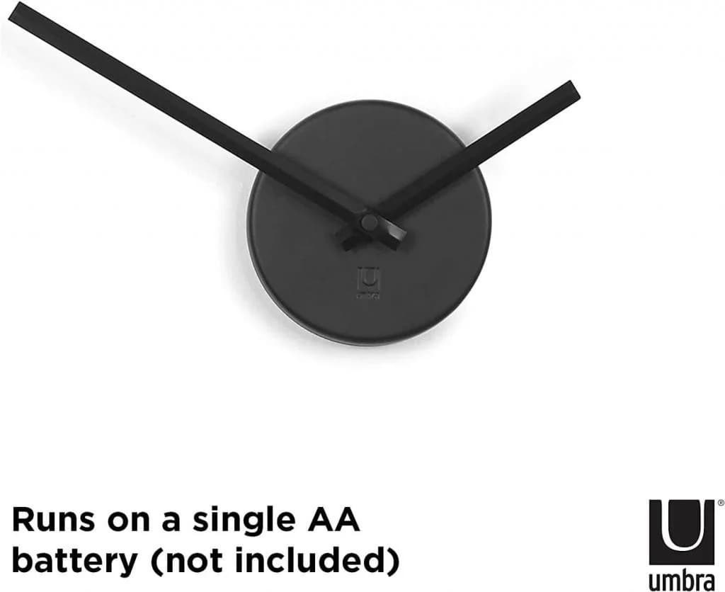 Umbra BLINK DIY Quarz Wanduhr Metall Frei Montierbar