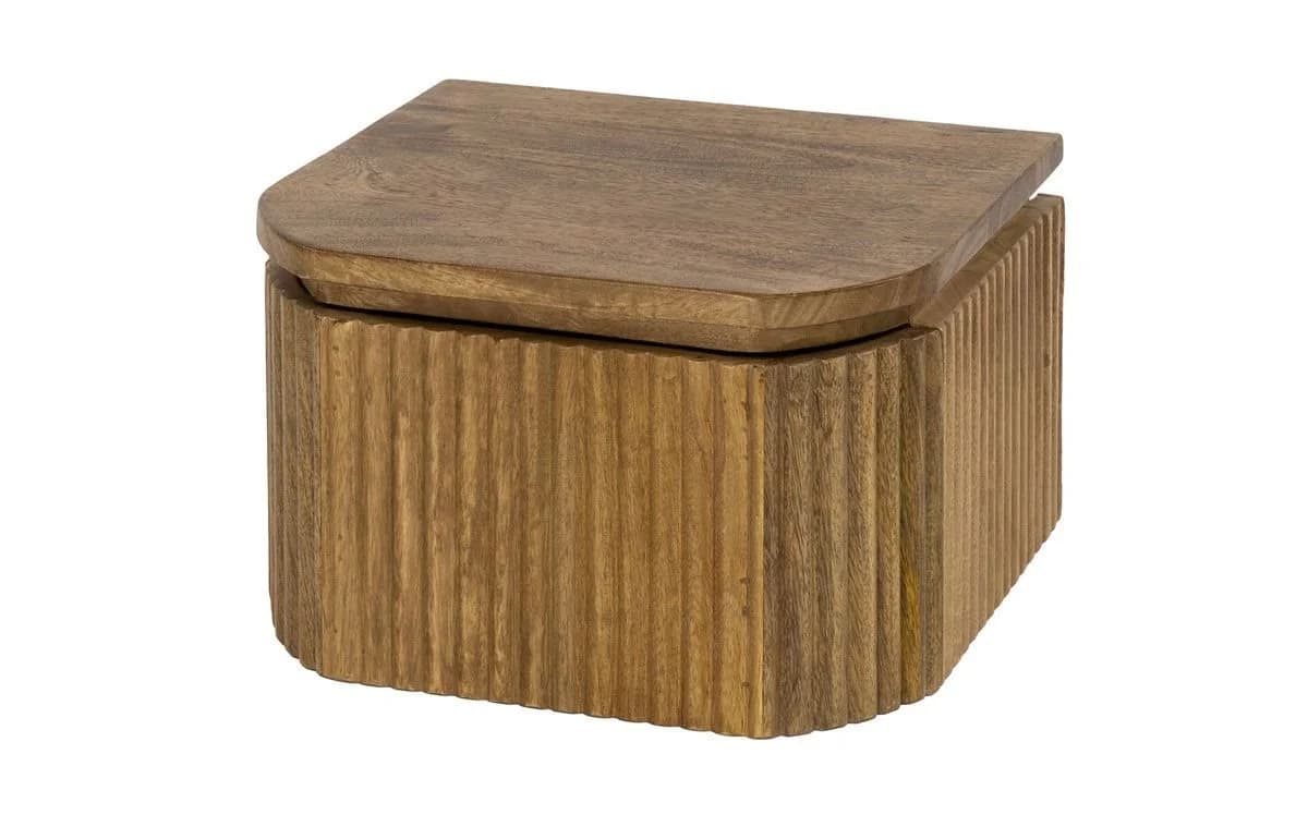 Maison ESTO Wandnachttisch LAWELL XS hängend beige mit 1 Schublade