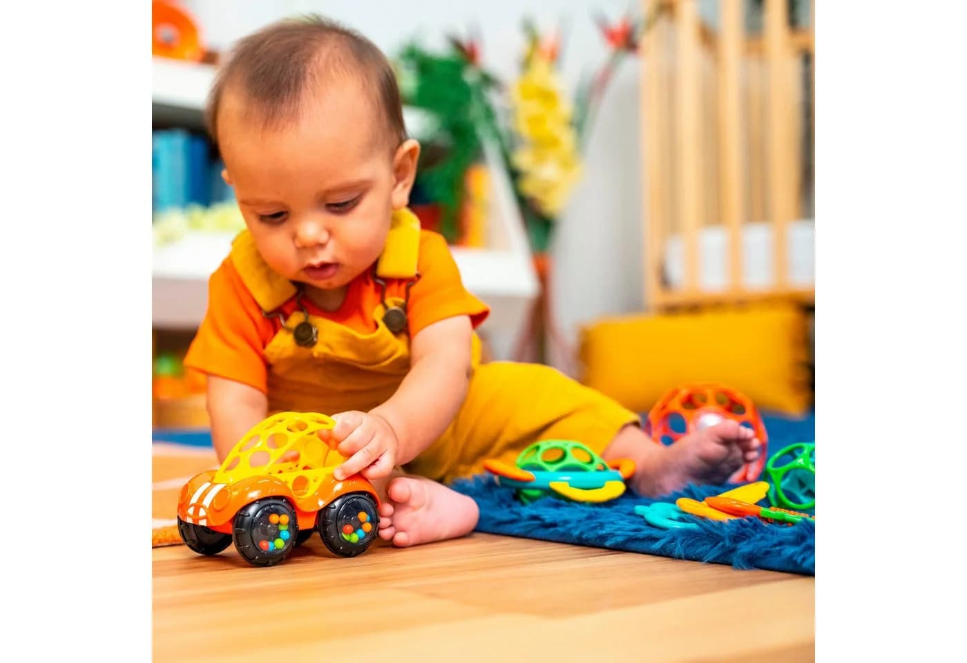 Bright Starts Greifspielzeug Soothers & Shakers™ 5 Piece Gift Set Bunt