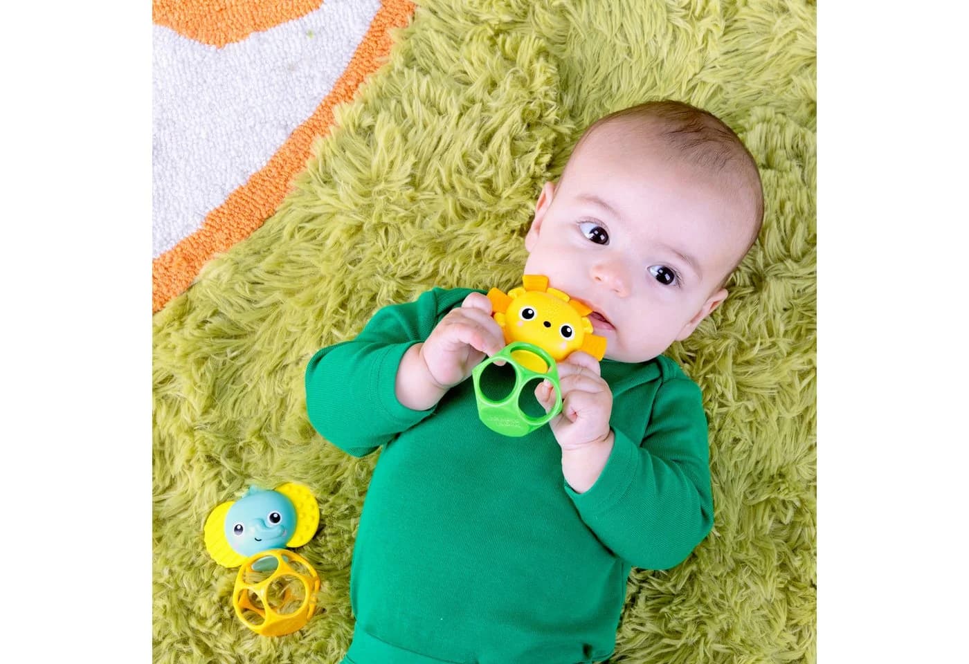 Bright Starts Greifspielzeug Soother Pals Easy-Grasp Teether Toys Bunt