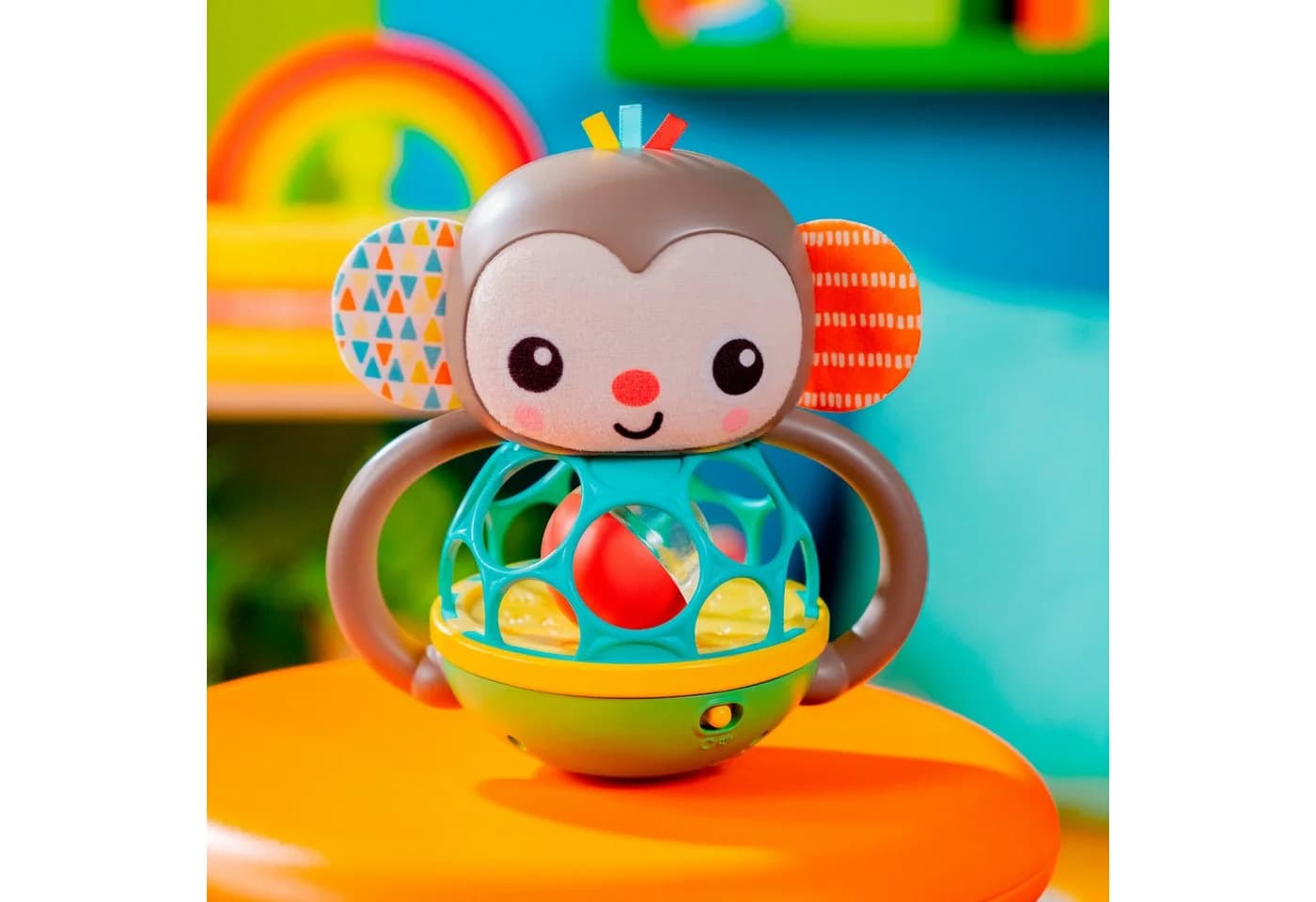 Bright Starts Grab & Giggle Monkey™ Multi-Sensory Toy Bunt