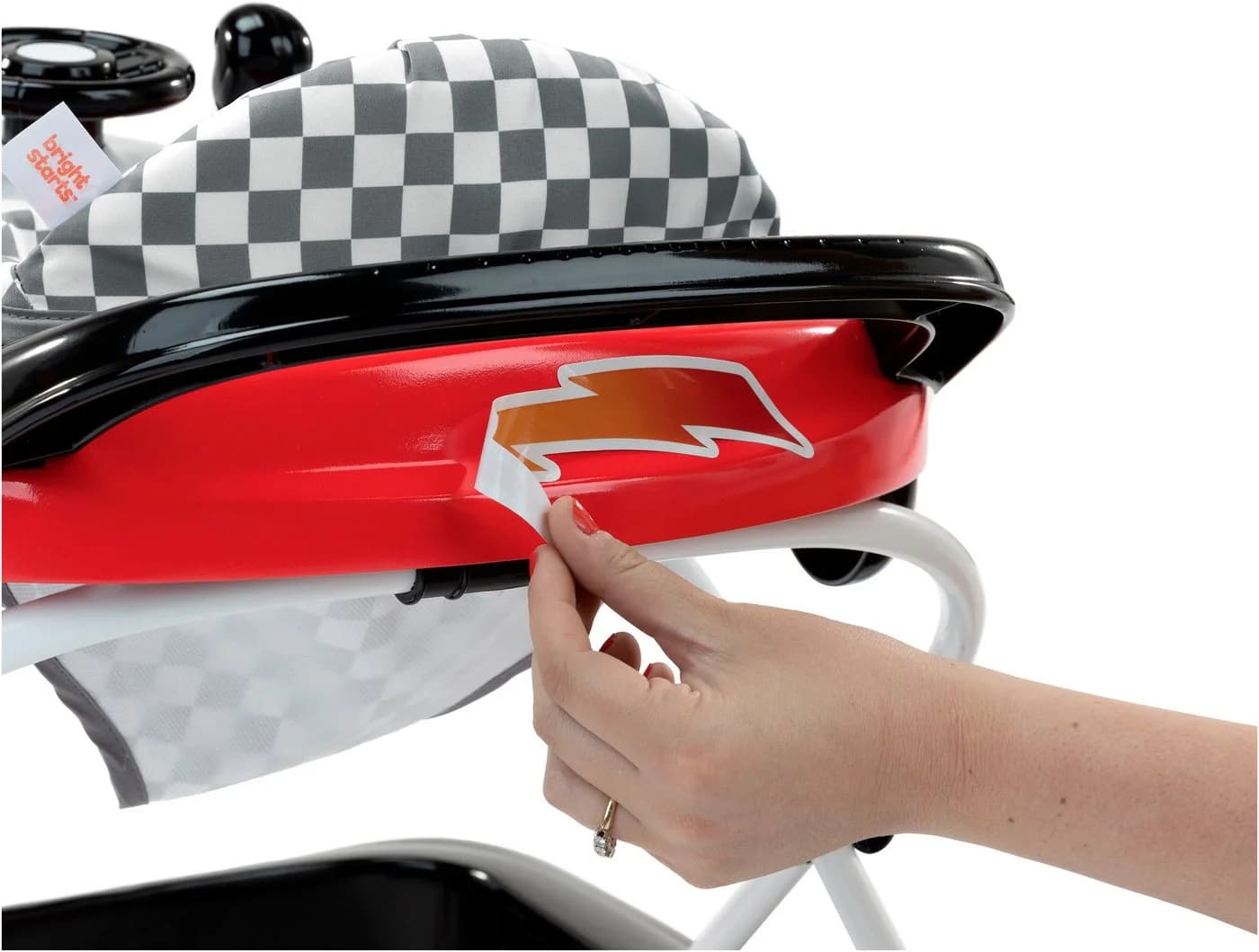 Bright Starts Lauflernhilfe Little Speedster™ 3-in-1 Car Walker – Rot