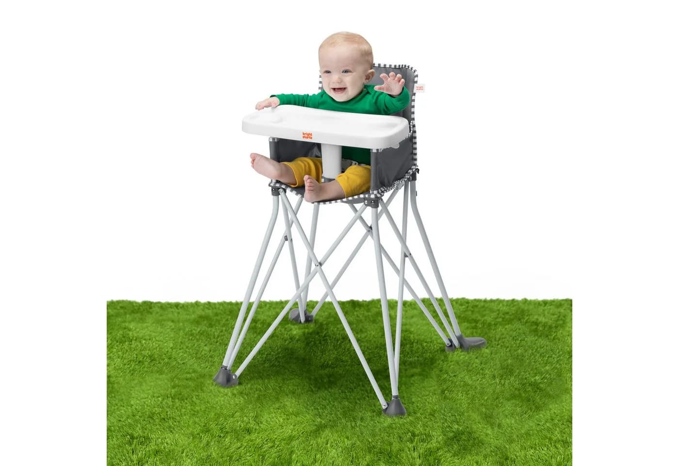 Hochstuhl INGENUITY Pop N Dine Portable High Chair Grau