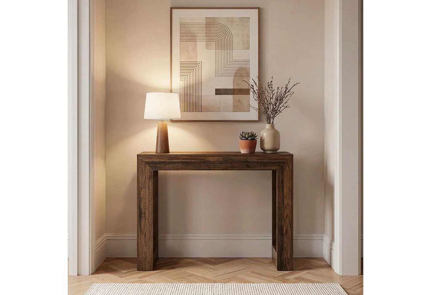 Tribesigns Konsolentisch 105 cm Flurtisch Farmhouse Design