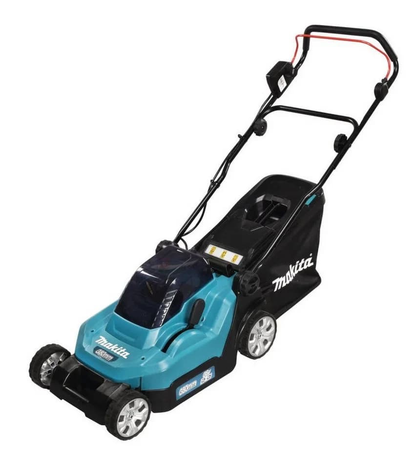 Makita DLM382Z Akku-Rasenmäher 38 cm 2x18V LXT mit Grasfangkorb