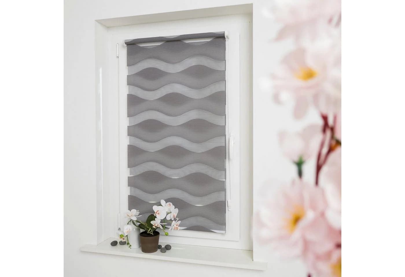 Doppelrollo GARESA Welle 70x150 cm Polyester Rollos