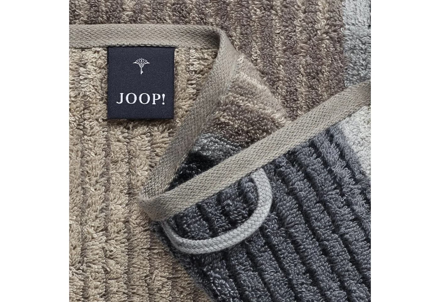 JOOP! Frottier Gästetuch 2 Stück Graphit 30x50