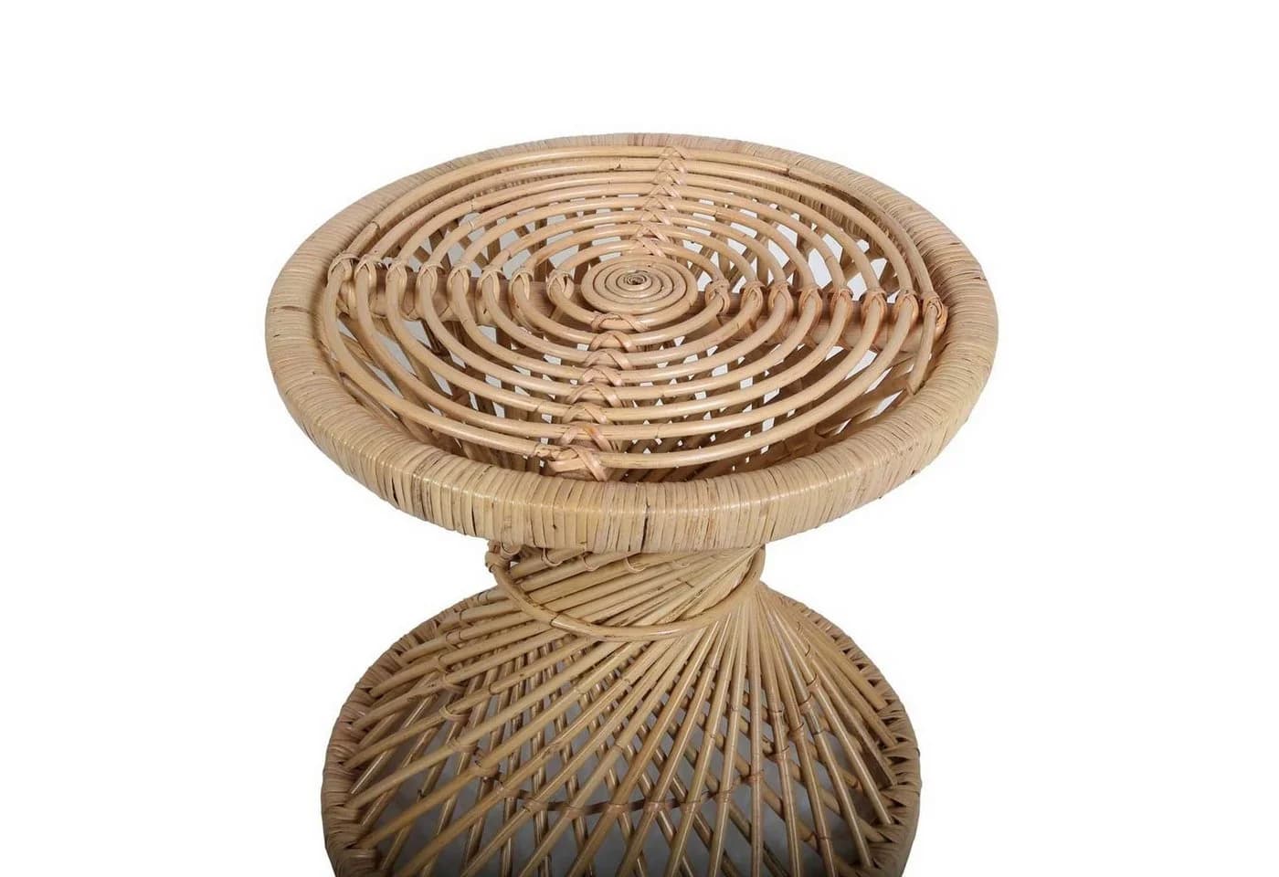 Casa Moro Rattan Beistelltisch Anisa Sanduhrform Natur
