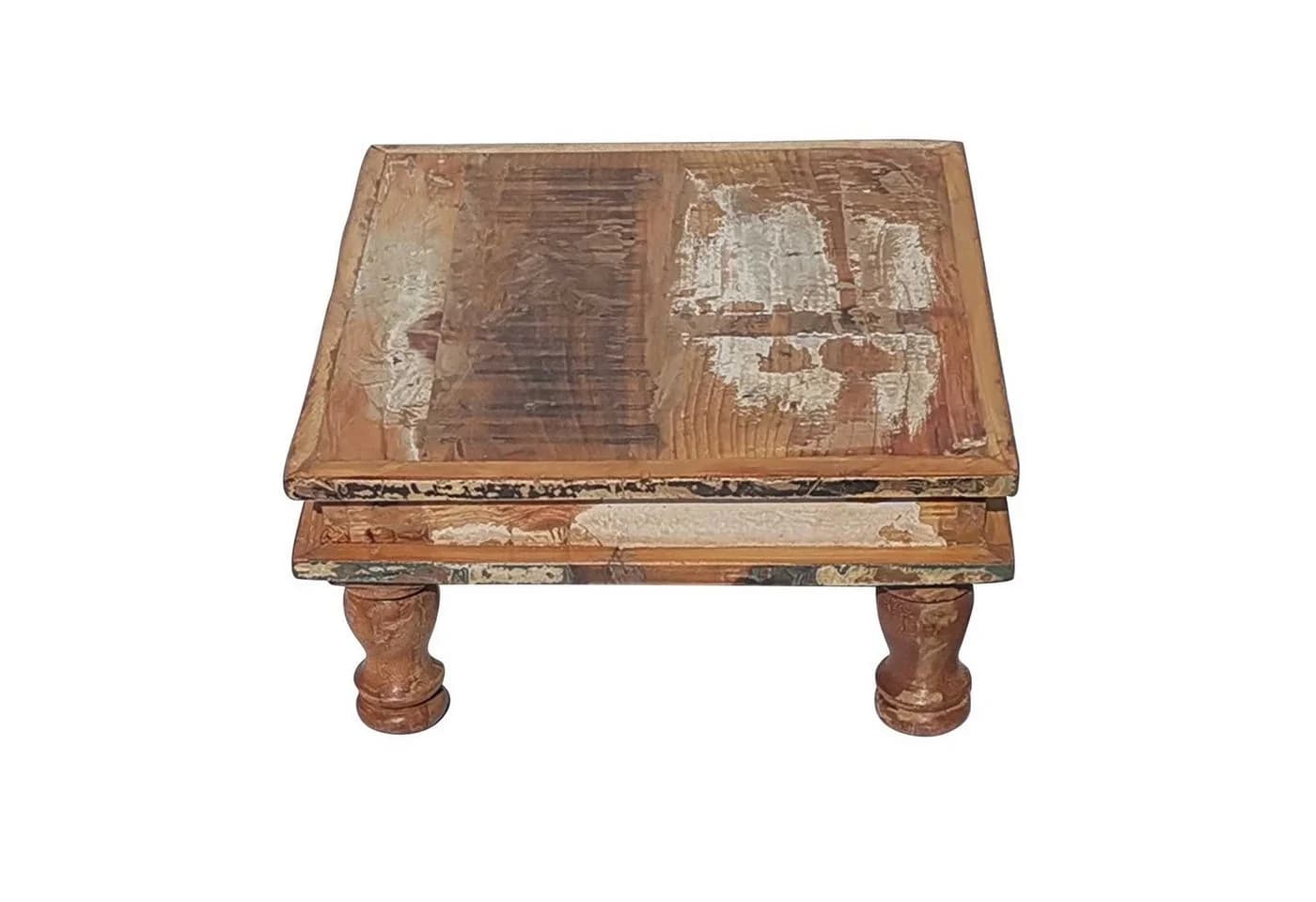 Casa Moro Beistelltisch Siera Shabby Chic Altholz Vintage