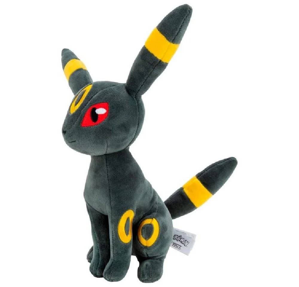 Jazwares Pokémon Umbreon Plüschtier 20cm Schwarz
